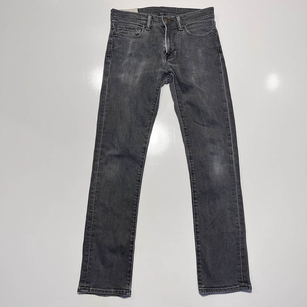 Abercrombie & Fitch Slim Straight Jeans Men 28x29* Stretch Distressed‎ A&F
